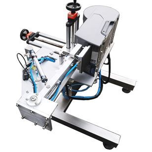 实时打印上平面贴标机 适应多种产品的智能贴标解决方案